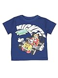 Mickey Mouse and The Roadster Racers Boys Short Sleeve Tee (3T, Navy)