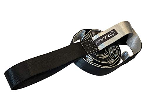 image for PVTL Stretch Out Strap for Physical Therapy & Exercise | Long 12 Loops