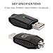 Hofaster [Upgrade Version] 510-Thread USB Smart Charger with Over-Charge Protection and Over-Voltage Protection- 2 Pack