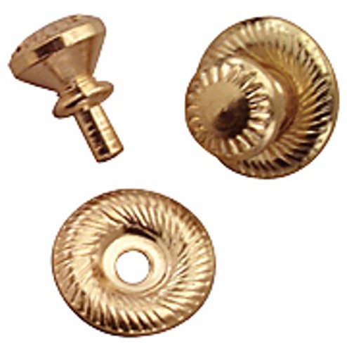 Dollhouse Miniature Traditional Victorian Brass Door Knobs
