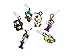 AVIRGO 6 Pcs Zipper Pull Charms for Jacket Backpack Bag Pendant Set
