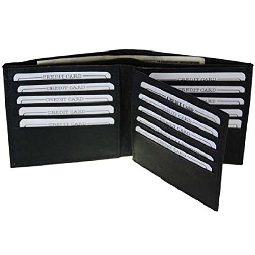 New High End Leather Bi-fold European Men's Wallet #501