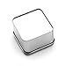 Tosnail 5 oz. Clear Top Square Empty Tin - Great for Store Spices, Candies, Tea or Gift Giving, Pack of 12