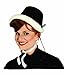 Alexanders Costumes Dickens Caroler Hat, Black, One Size