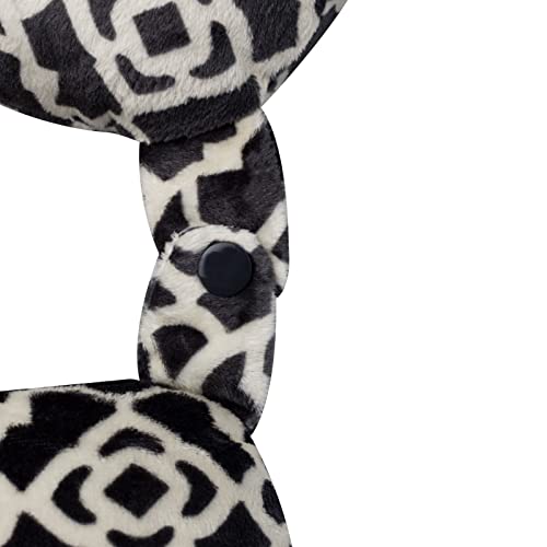 Wolf Essentials Adult Cozy Soft Microfiber Neck Pillow, Compact