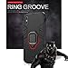 Cocomii Black Panther Ring Xiaomi Mi Max 3 Case, Slim Thin Matte Vertical & Horizontal Kickstand Ring Grip Reinforced Drop Protection Fashion Bumper Cover Compatible with Xiaomi Mi Max 3 (Red)