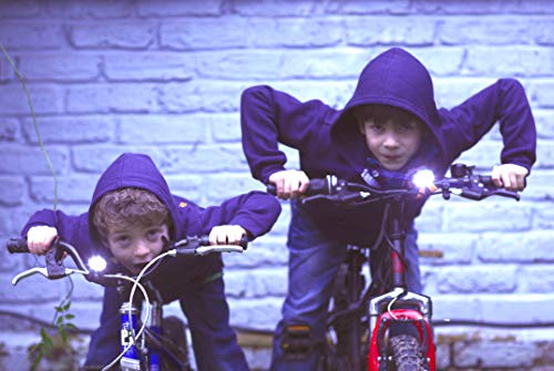 Hornit MINI HORNIT REBU Fun Horn and light gift for kids bike & scooters, Red and Blue - Thumbnail 5