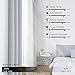 WONTEX Blackout Curtains Room Darkening Thermal Insulated Living Room Curtains, 52 x 84 inch, Greyish White, 2 Grommet Curtain Panels