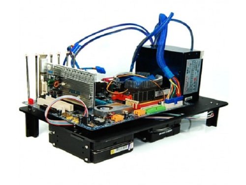 DIYPC Alpha DB6 Black Acrylic ATX Bench Case Bench Computer Case For 