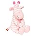 Manhattan Toy Baby Activity Plush Toy with Ring Rattle, Pink Giraffe, 10