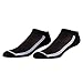 Fila Mens No Show Socks 6 Pack Mesh with Arch (Black, 13-15)
