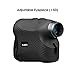 SUAOKI Golf Range Finder Laser Rangefinder 656 Yards/600 Meters with Flag-Lock, Fog, Distance, Speed Measurement, Black