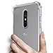 [Zeking] Compatible for Crystal Clear Flexible TPU Silicone with Four Corner Bumper Protective Case LG G7 Fit, if Applicable.