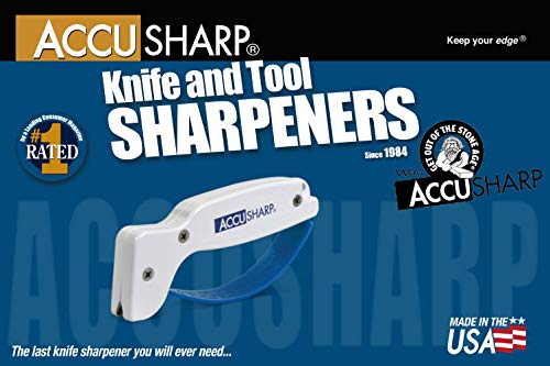 AccuSharp Knife and Tool Sharpener 001 (2-Pack with Z-Cloth) Bundle - Thumbnail 4