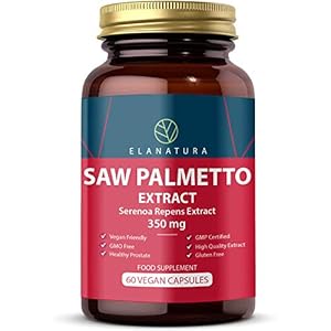 Saw Palmetto Extract 330 mg, Extra Strength 45% Extract – Natural Prostate Health Supplement & Hair Loss Supplement – 20:1 Pure Extract Only, 60 Vegan Capsules, 2 Months Supply