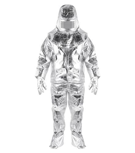 Thermal Radiation 700-1000 Degree Heat Resistant Aluminized Suit New B main image 1