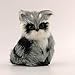 nanguawu Little Sitting Raccoon Toy Pet Miniature Animal
