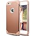 AILUN Phone Case for iPhone 6s iPhone 6 Soft Interior Silicone Bumper Hard Shell Solid PC Back Shock-Absorption Skid-Proof Anti-Scratch Hybrid Dual Layer Slim Cover Rosegold