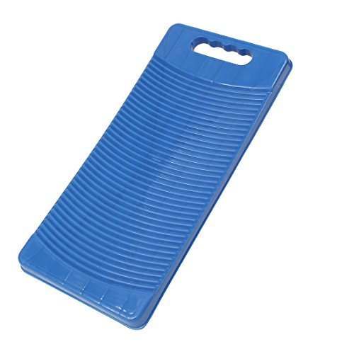 eDealMax plástico corrugado de Hogares de lavandería Lavar la ropa Lavada a Mano de limpieza Tabla de Lavar Azules - Thumbnail 4