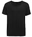 Latuza Men's Short Sleeve Crew Neck Tee L Black