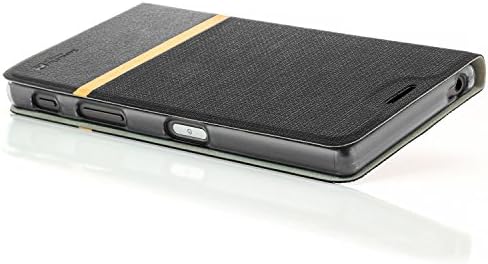 Sony Xperia Z5 Compact Case Protector Flip Cover [Zanasta Designs] Premium Phone Wallet with Card Holder Slots [Slim Profile], Foldable Stand, Black