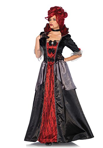 Leg Avenue 85551 2 teilig-Set Blood Countess, Damen Karneval Kostüm Fasching, S, schwarz/rot