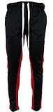 Henry & William Men's Techno Track Pants W/Ankle Zipper