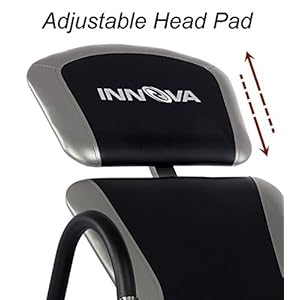 Innova ITX9600 Inversion Table adjustable headrest