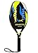 GRANDCOW Beach Tennis Paddle Racket Carbon Fiber with EVA Memory Foam Core Tennis Padel (Black)