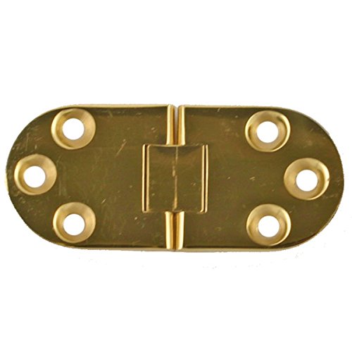 Brass Sewing Machine Lid Hinge | Pack of 2 | 180 Degree Opening | HSM-8