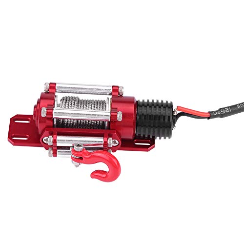 SANON Autozubehör Metallwinde mit Fernbedienung im Maßstab 1:10 RC Modell Fahrzeug Crawler – Bild 8