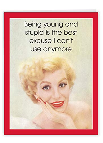 thumbnail image 2 of NobleWorks - Funny Happy Birthday Card (8.5 X 11 Inch) - Jumbo Bday Greeting For Spouse, Partner - Never Find Your Body J5457 2 of 11