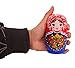 Debbieicy 5Pcs Beautiful Handmade Wooden Russian Nesting Dolls Red&Blue Princess Matryoshka Dolls Gift- Stacking Doll Set of 5 from 4.3
