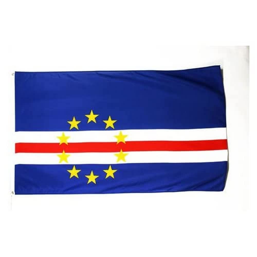 AZ FLAG - Cape Verde Flag - 3x5 Ft - 100D Polyester Cape Verdean Banner with Two Metal Grommets - Fade Resistant - Vivid Colors - 3' x 5' Feet - 150x90 Cm — image 1
