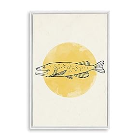 Framed Geometric Pattern Home Artwork for Living Room Bedroom