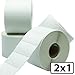 Premium, Extra Sticky 2x1in Direct Thermal Label 12 Pack. Bulk (16,560 pcs) Perforated Top Coated, Self-Adhesive Stickers for FNSKU Barcodes. Zebra Printer Compatible. Packaging and Shipping Supplies.