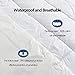 COSYBAY Premium Waterproof Mattress Pad- White Fitted Sheet Super Soft -Breathable Mattress Cover Stretches up to 21 Inches Deep Mattress Topper-Queen（60×80 Inch）