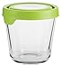 Anchor Hocking Trueseal Glass Food Storage Containers Airtight Lids, 3.5 Cup Tall, Green -
