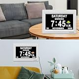 YCOO Dementia Clock 7 Inch Large Display Day Date Digital with Sun Moon Icons view 2