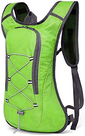 Wwhll 8L Breathable Ultralight Bicycle Backpack Bag Hiking Backpack Bicycle Bag Water Bag Bicycle Bag Men and Women, Green (Green) - WWHLLbdswer09