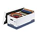 Bankers Box STOR/FILE Medium-Duty Storage Boxes, FastFold, Lift-Off Lid, Letter, 4 Pack (0070104)