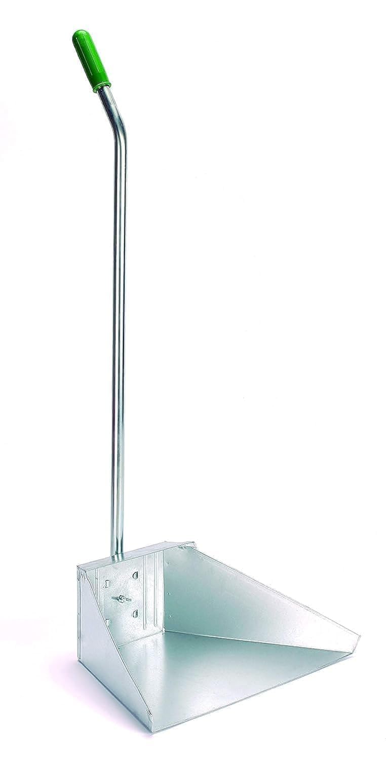 Maya Professional Tools Galvanised Dustpan with Handle