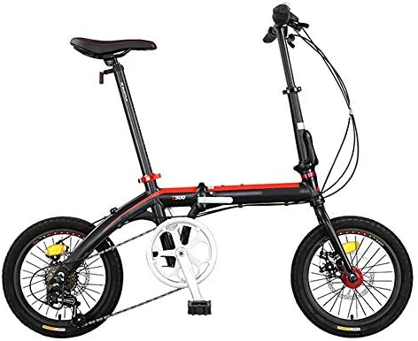 BANGL B Folding Bicycle 7-Speed Shift Adult Male and Female Casual Small Road Sports Car Student Bicycle 16 Inch