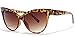 SunDanze Vintage Fashion Cateye Brown Lens Pointed Sunglasses For Women (Brown, Brown)