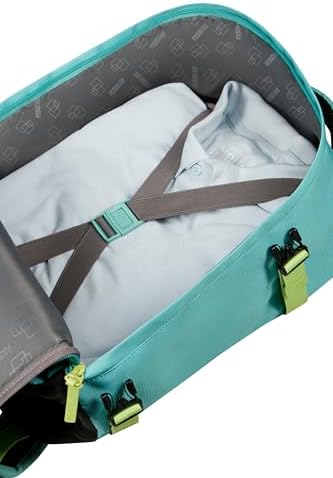 Take2Cabin - Sac Cabine Ryanair 25 x 20 x 40 cm, 24 L, 0,50 kg, Bagage à Main, Sac à Dos Avion S Sous le Siège, Turquoise/Vert (Dusty Turquoise/Lime)