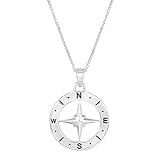 Dream Explore Discover Compass Pendant