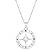 Dream Explore Discover Compass Pendant