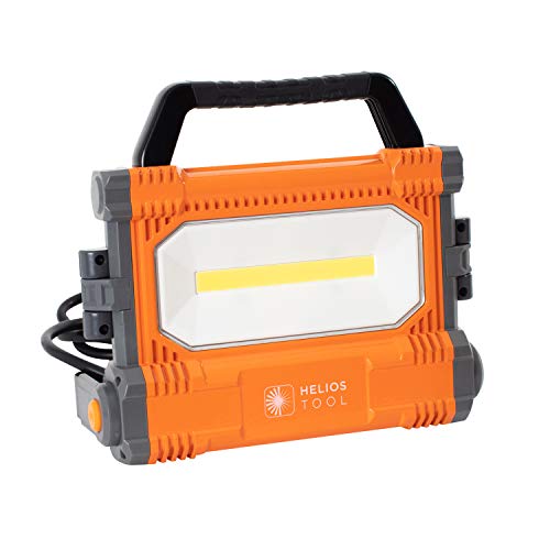 Helios Tool 5000 Lumen Portable LED Worklight with Swivel Side Lights and 5ft Tripod Stand - Thumbnail 4