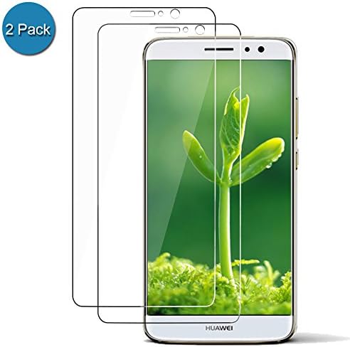 [2 Pack] Huawei Mate 9 Screen Protector, Villstar HD 9H Hardness 2.5D Arc Edge Anti Fingerprint Bubble Free Premium Tempered Glass Screen Protector for Huawei Mate 9