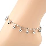 Susenstone®Lines Bell Pendant Anklet Bracelet Sandal Barefoot Beach Foot Jewelry